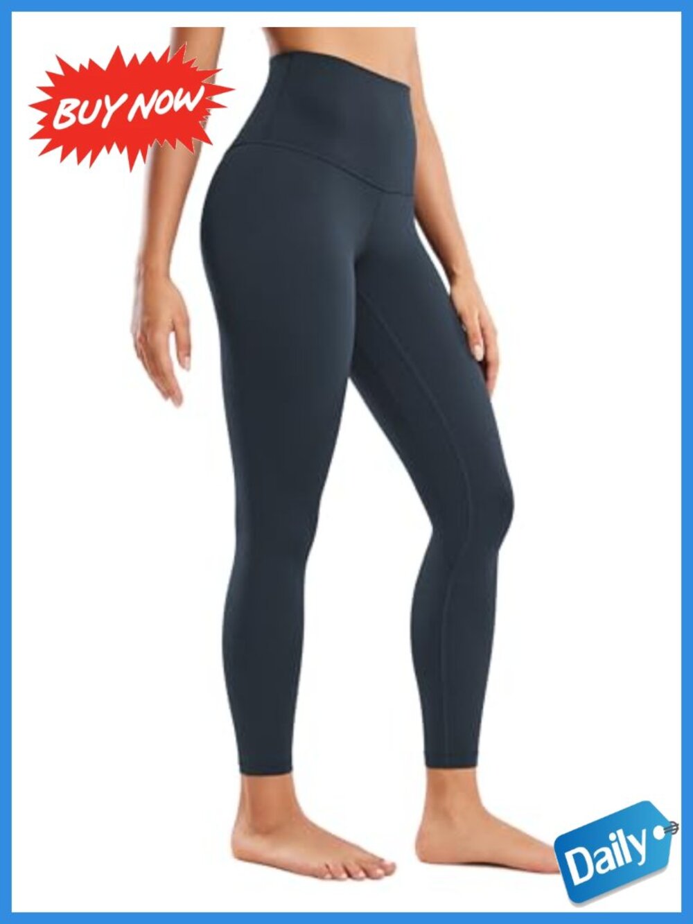 Super High Waist Leggings 25" Butterluxe Soft Stretchy Yoga Lounge